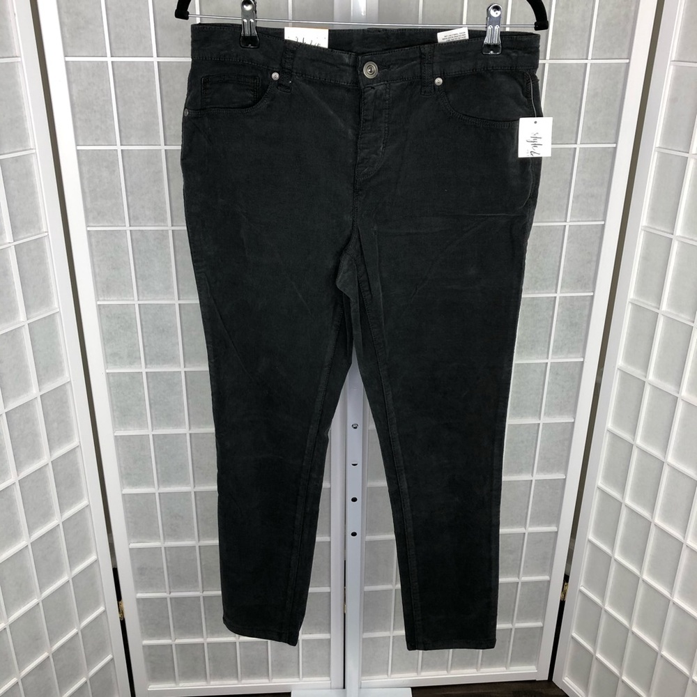Style & Company Women’s Gray Corduroy Pants